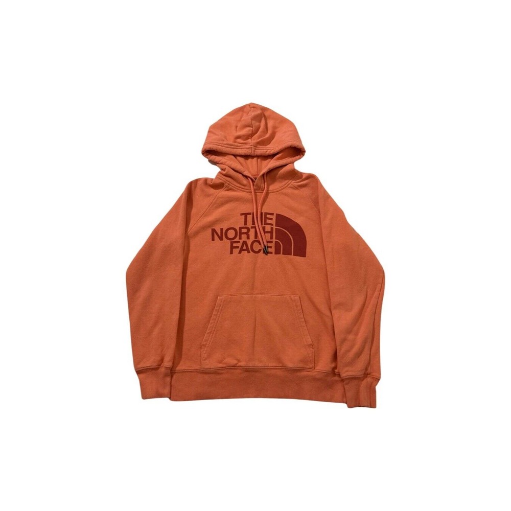 The North Face Women’s Orange Half Dome Pullover Logo Hoodie Size XS